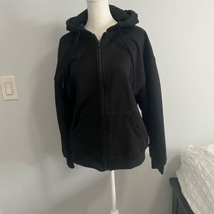 Americloud  Women’s Black Zip-Up Hoodie Size Medium